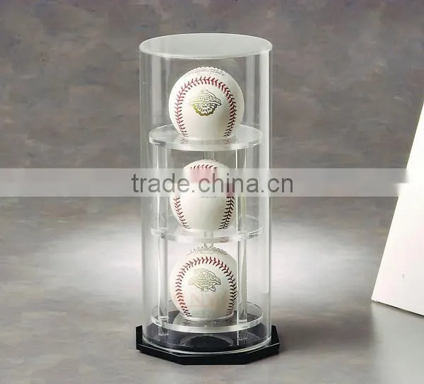 small clear plexglass Acrylic Baseball storage Display Box