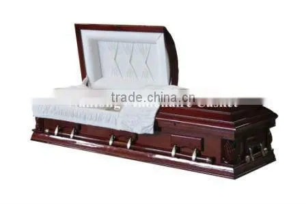 wood casket