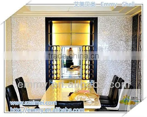 Browm mother of pearl mosaic tile shell mosaic wall tile wall panel