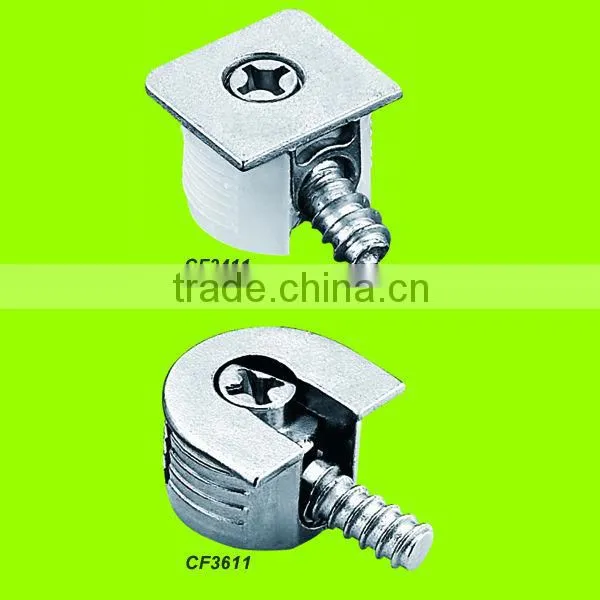 22 years old history hot selling/zinc alloy/Nickel Plated furniture shelf surpport connectors (CF3411)