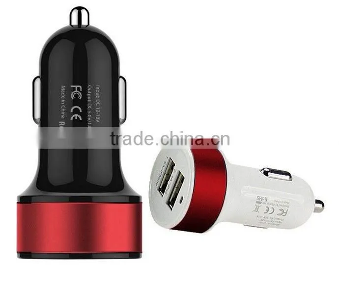Car USB Charger For Hyundai I20 5V 2.1A Dual USB Car Charger With LED Chian Supplier