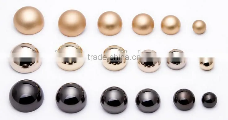Round metal button, High-end Metal Buttons, men's Big Coats button
