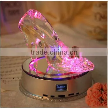 Factory directly wholesale price Fantastic European design crystal shoes for wedding gift