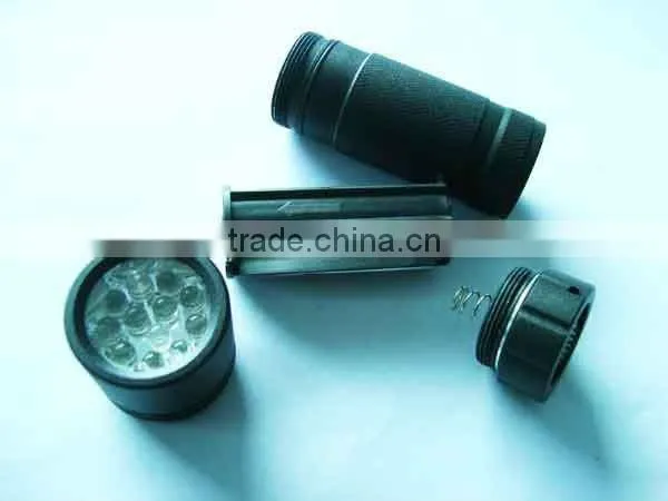 mini 12 led super bright aluminum flashlight