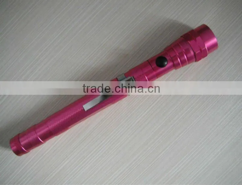 telescopic torch 3 LED flashlight