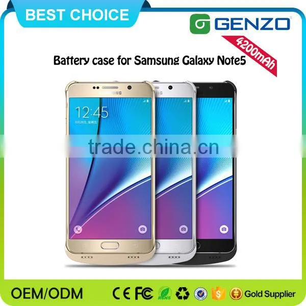 2015 New Arrival 4200mAh mobile portable power bank case for galaxy note 5 with Nano Hydrating Beauty Instrument