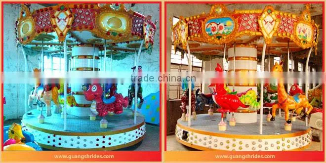 amusement park small merry go round ride for kids