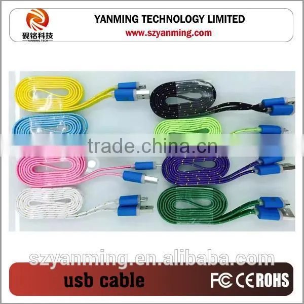 High quality fast charging micro usb cable for Android charger cable