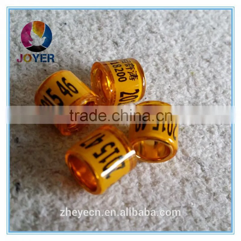 Racing Pigeon Ring with Crown Pigeon Band Ring Pigeon Leg Ring///