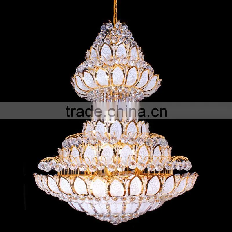 250w Light Fixture Large Lustre Crystal Chandelier-63031