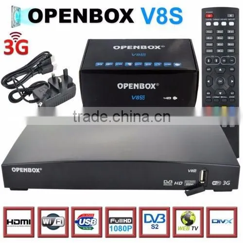Free dhl shipping high quality hd digital openbox v8s manufacturer in China