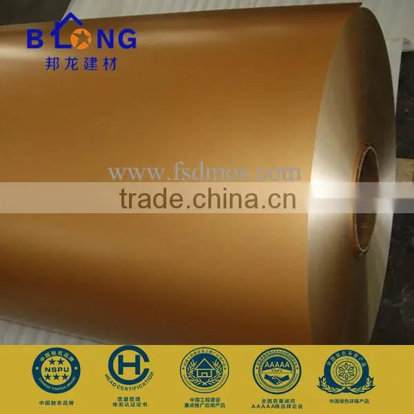 color coated aluminum sheet coil for roofing and cladding system