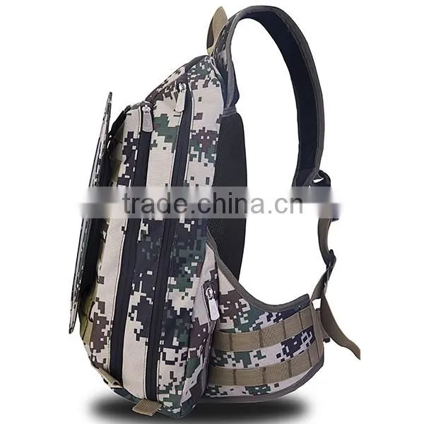 Camouflage Solar Panel Hiking Bag