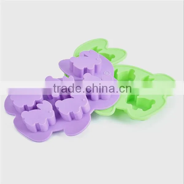 Cute shapes silicone fruit soap mold