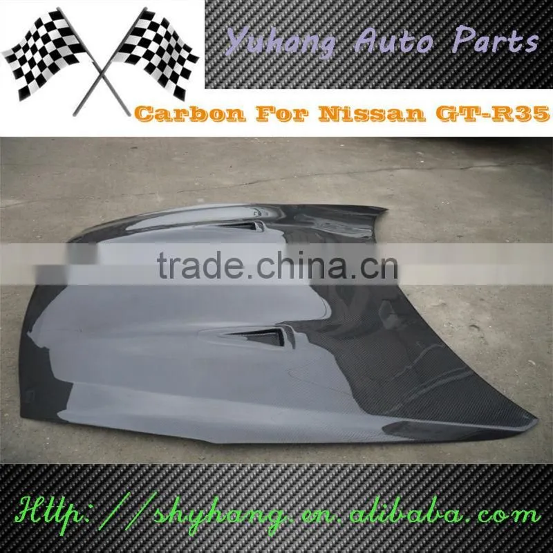 FOR R35 GTR OEM Carbon fiber Engine Hood