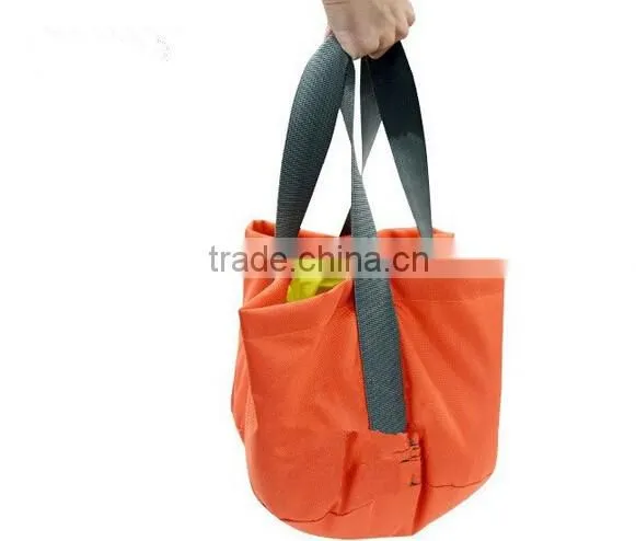 Outdoor camping hiking travel foldable wash basin washing bag footbath new