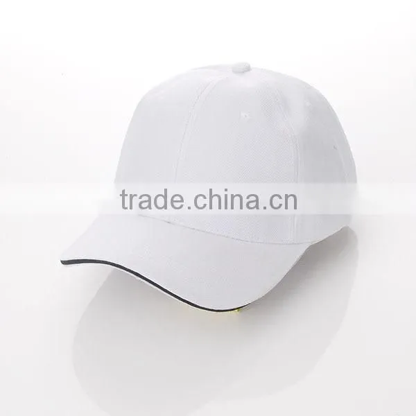 100% Polyester High Quality Baseball Cap Without Logo