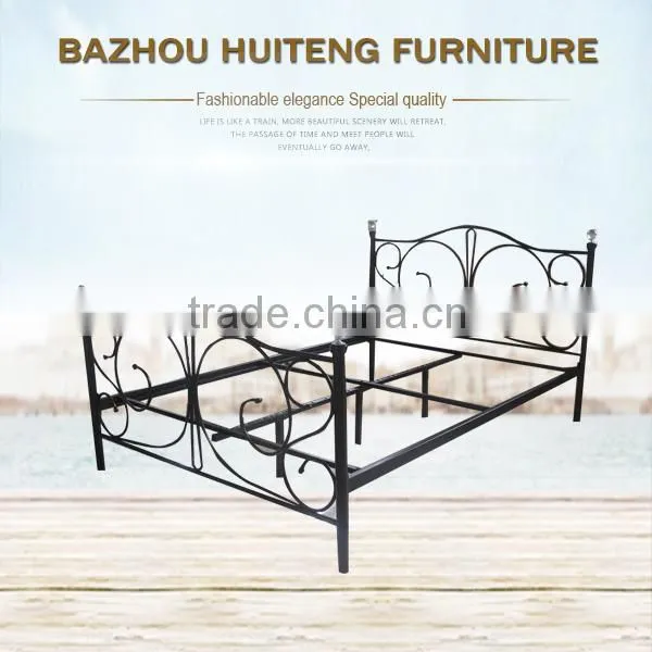Hot sale modern bedroom furniture metal bed