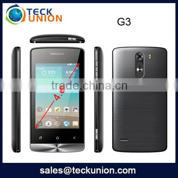 4.0inch Real Touch Screen unlocked cheap china phone G3
