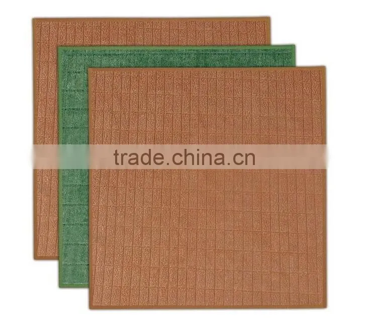 Multi-function microfiber cleaning cloth