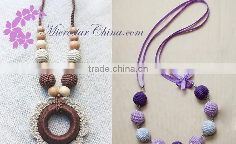 WOV1433 Handmade 14mm IN Stock DIY Ball Woven Beads Crochet Knitting For Sales