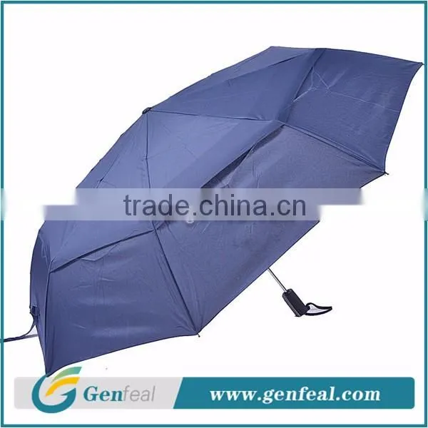 8k fiberglass ribs windproof fold advertising umbrella with custom logo print