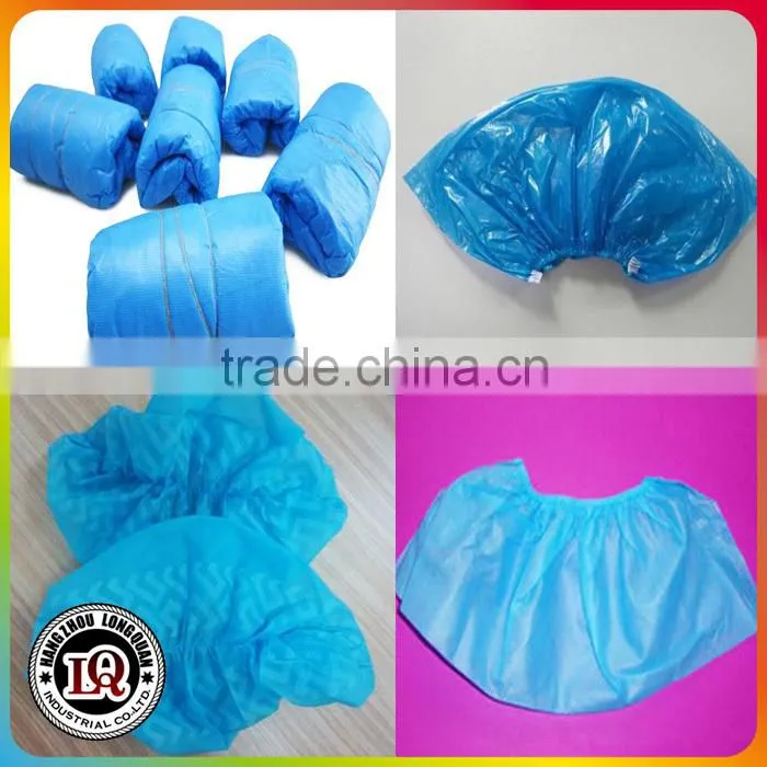 Disposable nonwoven pp non skid shoe cover wholesale