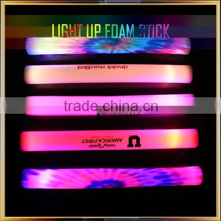 2016 Factory LED Flashing Lights Foam Glow Stick For Event