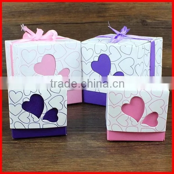 2014 New Design Lovely Card Paper Gift Box Packing Wholesale