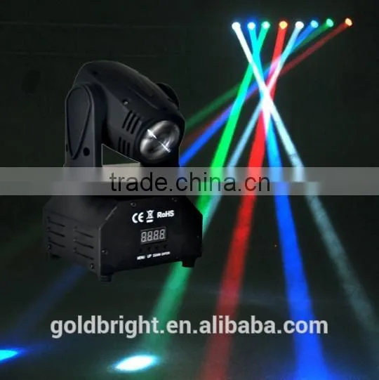 Mini moving head 10w LED spotlight Small machine to make money
