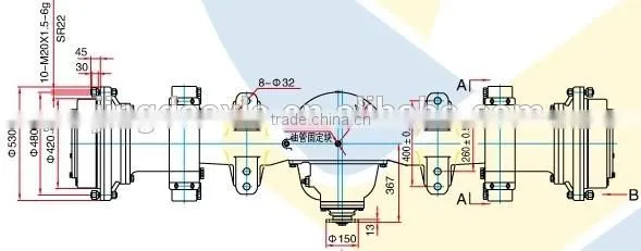 xcmg axle spare parts authorized manufacturing world axle OEM meritor axles