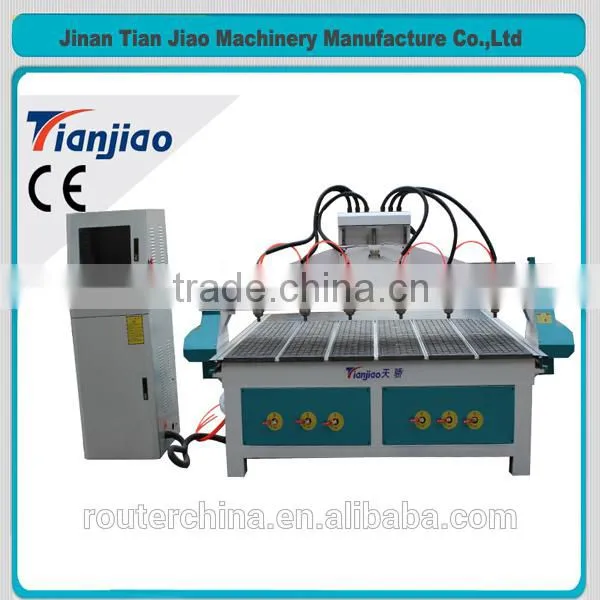 multi spindle 3D wood carving machine