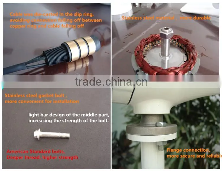 2000W wind generator DNE-2000 Model Home use wind generator