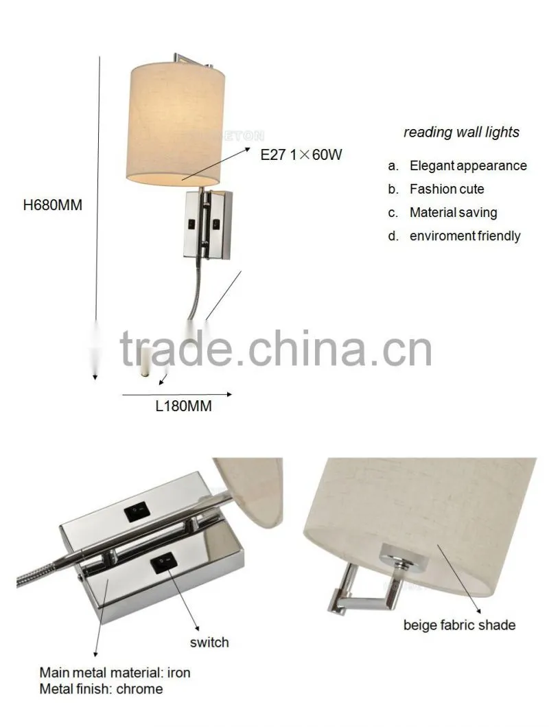 hotel bedside round Wall decoration with LED light,round Wall decoration with LED light,Wall decoration with LED light WL1073