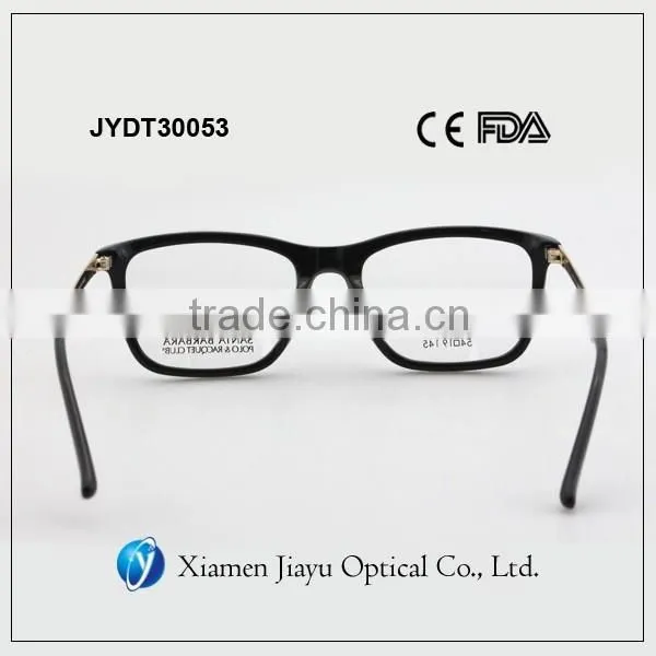 Acetate Front Stainless Temple High Quality Eyeglasses Frame For Men