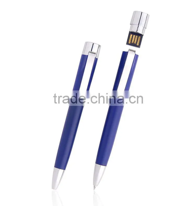 wholesale usb pen drive 2gb usb ballpoint flash drive 2.0 bulk cheap blue usb flash drive