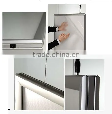 slim frame aluminium, Aluminium snapper frame,slim light box