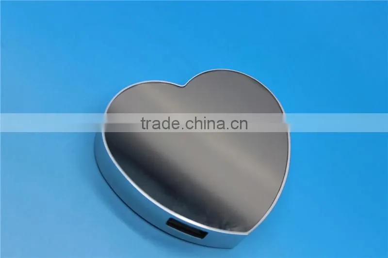 lithium polymer battery power bank 3500mah, heart shade power bank mini portable battery charger