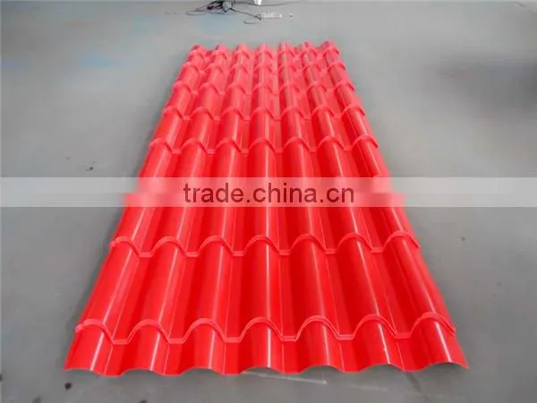 Corrugated Metal Roof Panel Roll Forming Machine, Glazed Roof Tile Sheet Making Machine