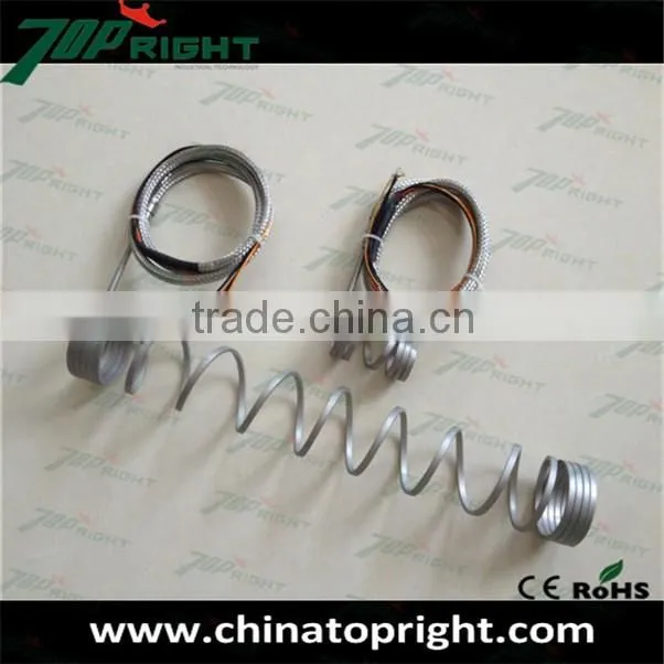 Customized electric hot runner coil heater for heating element