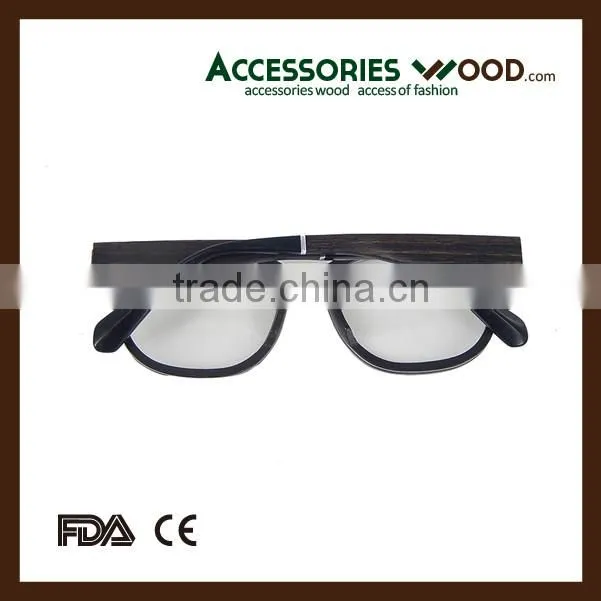 2016 Wooden Optical Glasses with Polarized Lenses and Customized Logo in Fashion Style for Unisex