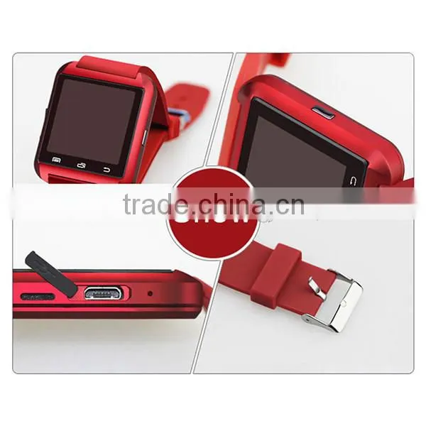 Smart IOS Android U8 Watch Phone 3G Wifi for Samsung for iPhone for HTC Red
