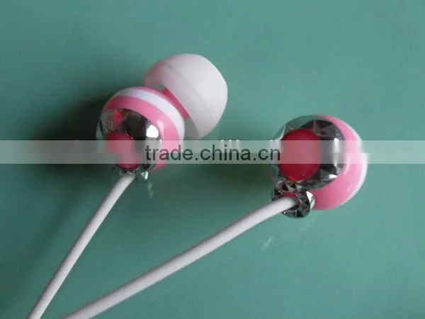 Popular foldable and high quality 10cm wire earphone & headset (YYM-1102)