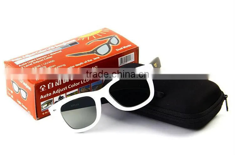 2013 New designer Adjustable color LCD Sunglasses