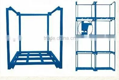 Power coated warehouse stacker rack