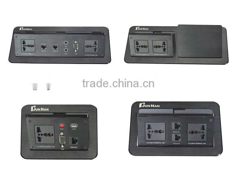 110-220V AC 50/60HZ 13A desktop socket for modern office environment