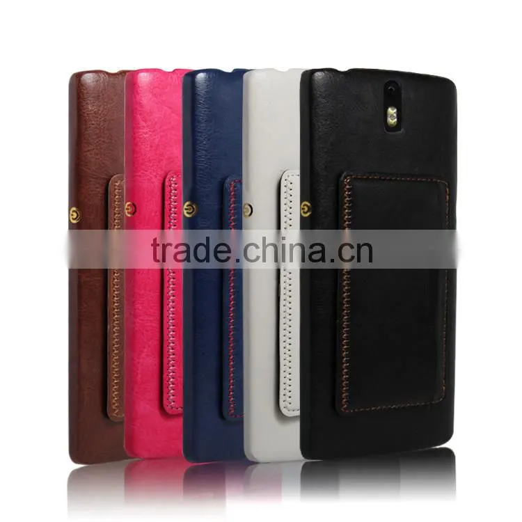 Back Cover Multifunction Wallet Pouch PU Leather Flip Case With Stand Photo Frame Card Holder for Oneplus One