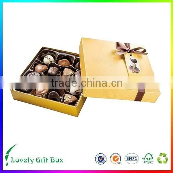 high quality and competitive price handmade heart cardboard chocolate box
