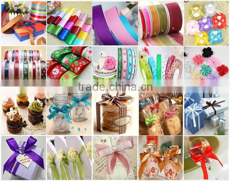custom design cotton petersham ribbon for wholesale
