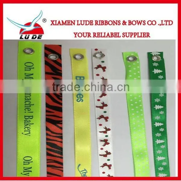 wholesale custom design ribbon bracelets for sale